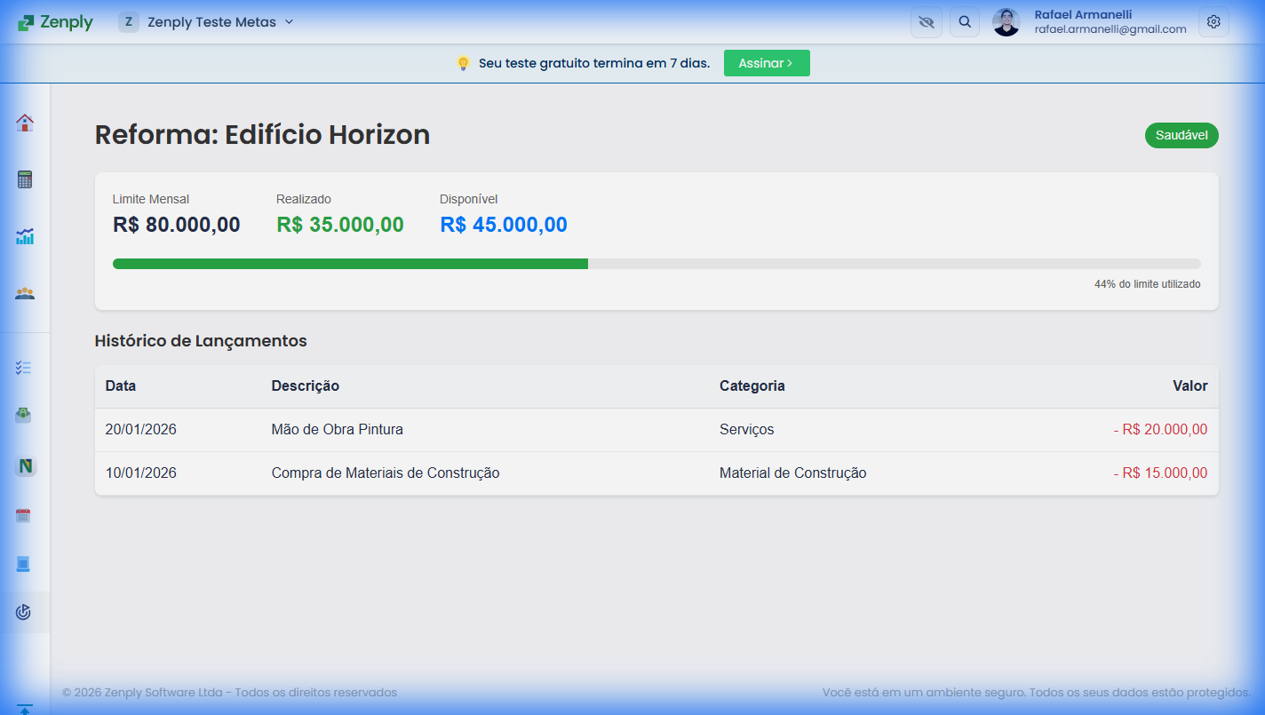 Gestão de Notas Fiscais
